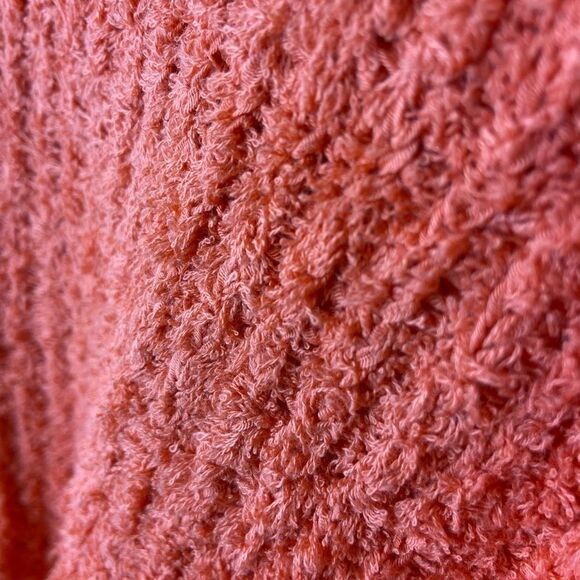 1. STATE- Womens Orange Long Sleeve Crew Neck Sweater - Picture 9 of 11